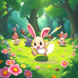 Bunny Bounce Bash - Text-based game