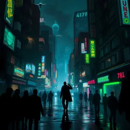 Inkgate: Cyberpunk Crime Chronicles - Text-based game