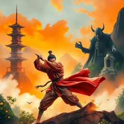 Shadow of the Pagoda - Text-based game