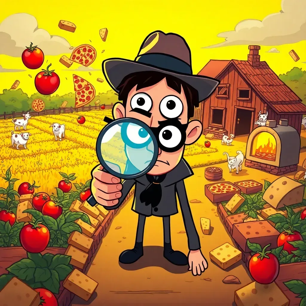 Mystery at Pizza Farm