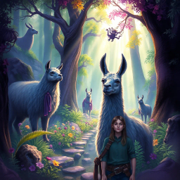 Llamas of the Forbidden Forest - Text-based game