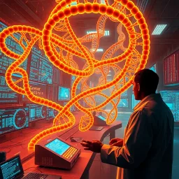 Genetic Genome Quest - Text-based game