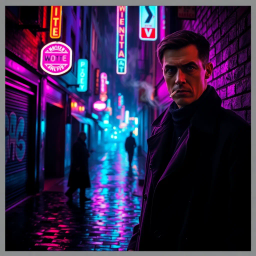 Neon Noir: The Spot Conundrum - Text-based game