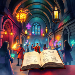 Sorcery School: The Mischievous Mage - Text-based game