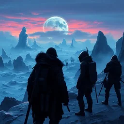 Revenge of the Ice Moon Prisoners - Text-based game