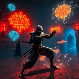 NeuroNinja: Mind Over Matter - Text-based game