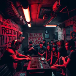 Radio Rebellion - Text-based game