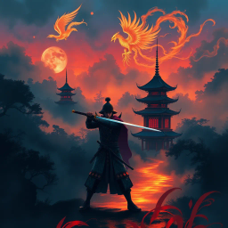 Shadow Samurai: Reign of the Phoenix - Text-based game