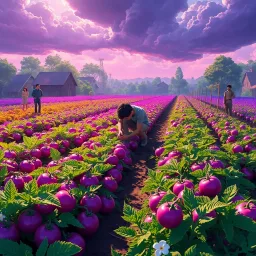 Purple Harvest Saga - Text-based game