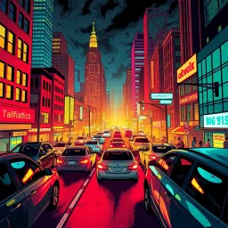 Traffic Tangle - Text-based game