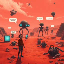 Martian Memoirs: The Forgotten Chronicles - Text-based game