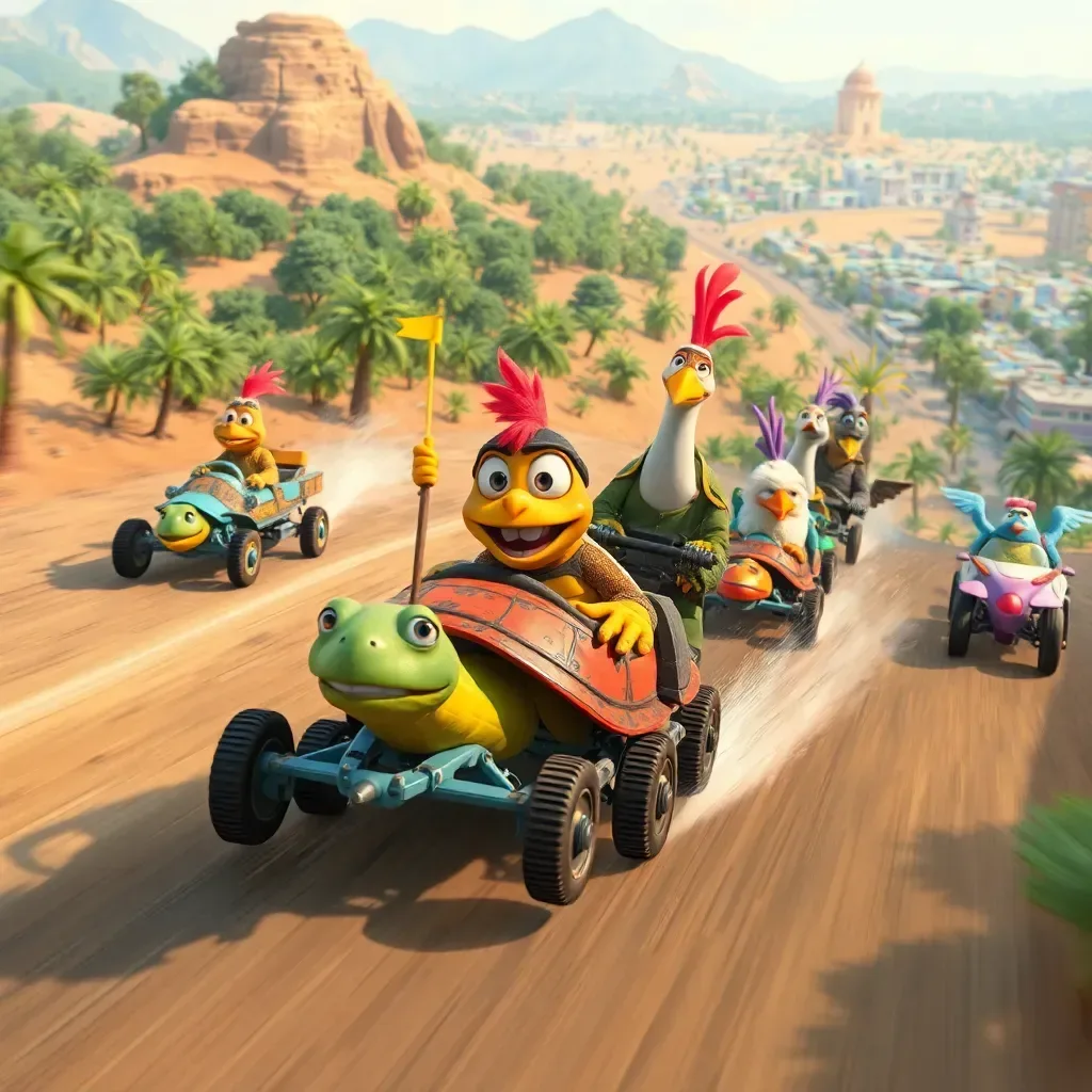 Feathered Fury: The Wild Race
