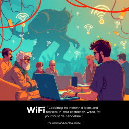 WiFi Warriors: The Legacy of Larry - Text-based game