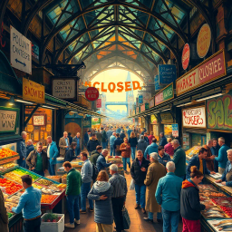 Market Mayhem: The Last Days of Smithfield and Billingsgate - Text-based game