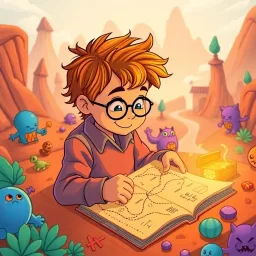 Khanmigo’s Mathquest - Text-based game