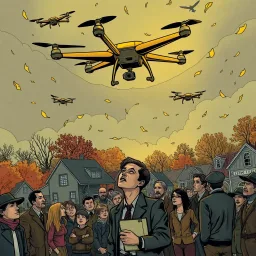 Drones Over Jersey - Text-based game