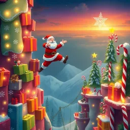Santa's Vertical Vengeance - Text-based game