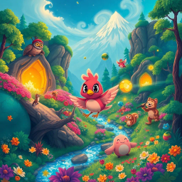 Birdo Chronicles: The Quest for the Glittering Gem - Text-based game