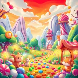 Candy Clash: Animal Frenzy - Text-based game
