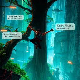 Urban Canopy: The Skyward Pursuit - Text-based game