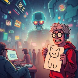 Help! I'm Trapped in a Social Network - Text-based game