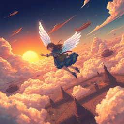 Skybound Hearts: Flight of the Winged - Text-based game