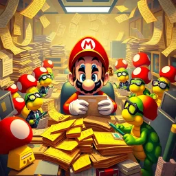 Mushroom Kingdom Bureaucracy - Text-based game