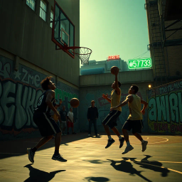 Streetball Shenanigans - Text-based game