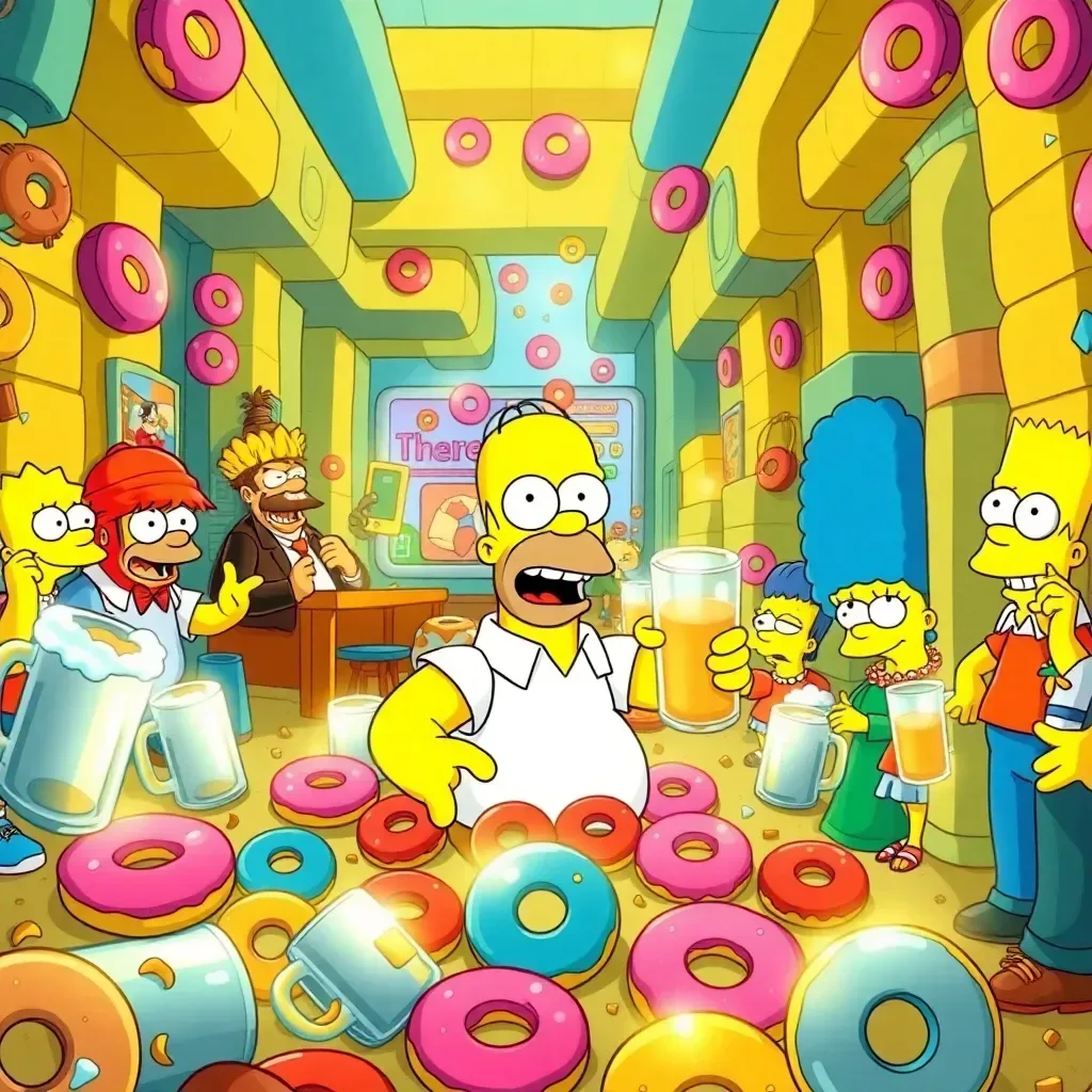 Homer's Gluttonous Maze