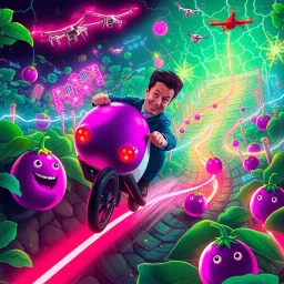 Eggplant Evasion: The Musk Chronicles - Text-based game