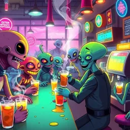 Galactic Coffee Break - Text-based game