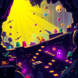 Pacman's Perilous Plunge - Text-based game