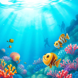 Reel to Real: Fish Tales Unleashed - Text-based game