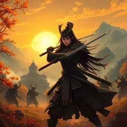Samurai Shadows: Orcs at Dawn - Text-based game