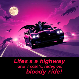 Vampire Road Rage - Text-based game