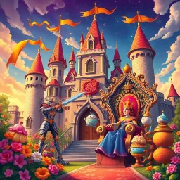 Castle Conundrum: The Flamboyant Siege - Text-based game