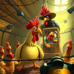 Fowl Play: The Great Cluck Heist - Text-based game