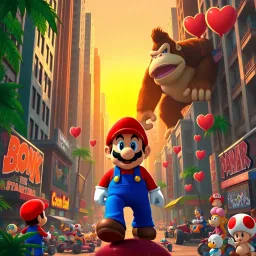 Donkey Kong's Revenge: A Love Story - Text-based game
