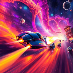 Galactic Drift: Cosmic Chaos - Text-based game