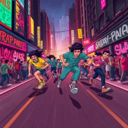 Dude Runners: The Urban Gauntlet - Text-based game