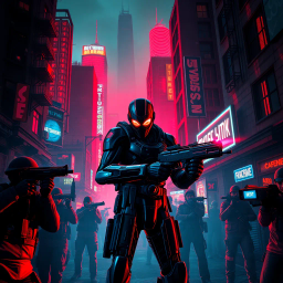 Neon Chronicles: Wasteland Rebellion - Text-based game