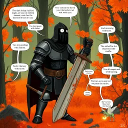 Knightfall Lament - Text-based game