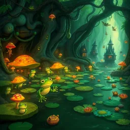 Frog and the Art of Hoppiness - Text-based game
