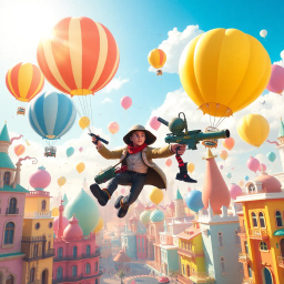 Balloon Brigade: Airborne Assassins - Text-based game