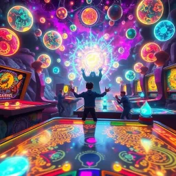 Pinball Wizards: The Cosmic Clash - Text-based game