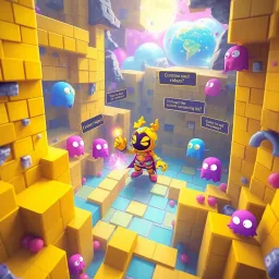 Pac-Mancer: The Spirit's Maze - Text-based game