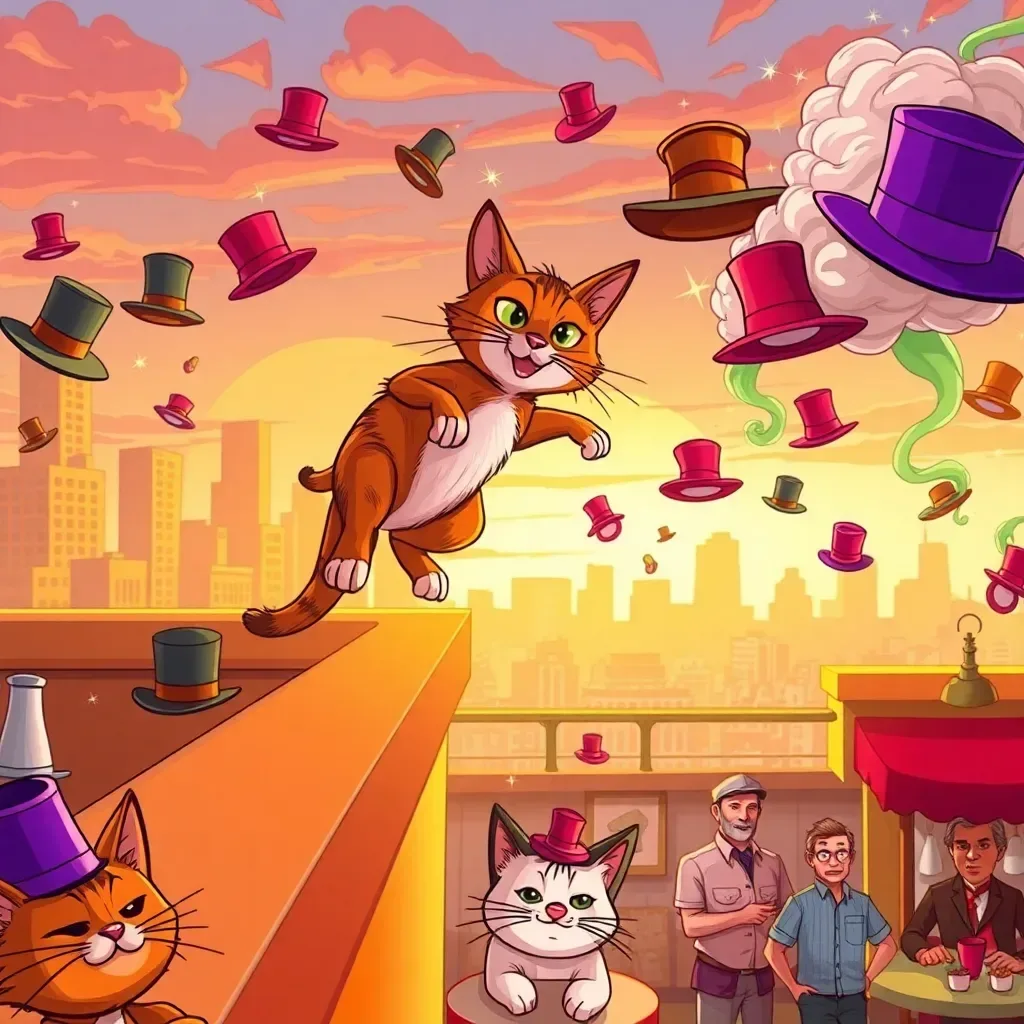 Feline Flyby: The Hat Chronicles
