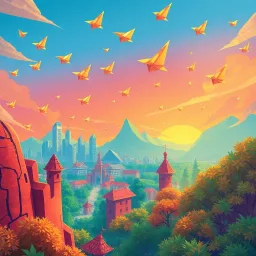 Paper Planes of Destiny - Text-based game
