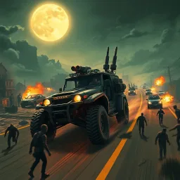 Roadkill Rampage - Text-based game