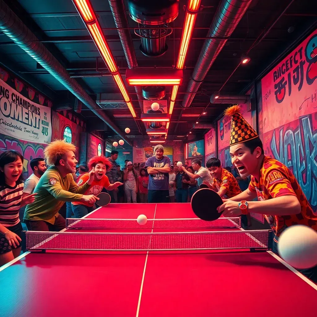 Ping Pong Pandemonium: Rally of the Reckless